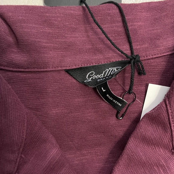 NWT - Good Man Brand Men’s Camp Collar Polo Shirt - Size L - Picture 9 of 10